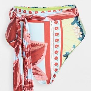 Farm rio floral scarf bikini bottoms